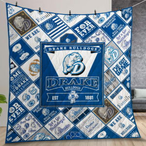 Ncaa Drake Bulldogs Quilt Gift For Christmas Birthday Thanksgiving Version 1