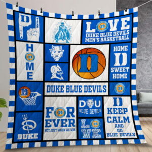 Ncaa Duke Blue Devils Quilt Gift For Christmas Birthday Thanksgiving