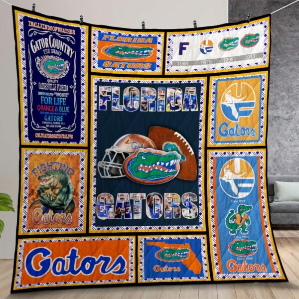 Ncaa Florida Gators Quilt Gift For Christmas Birthday Thanksgiving Version 1