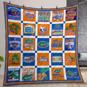 Ncaa Florida Gators Quilt Gift For Christmas Birthday Thanksgiving Version 2