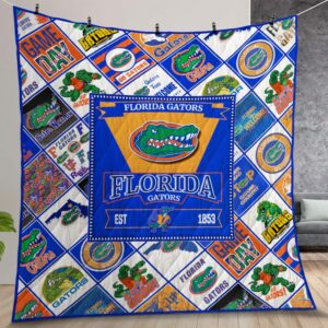 Ncaa Florida Gators Quilt Gift For Christmas Birthday Thanksgiving Version 3
