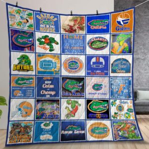 Ncaa Florida Gators Quilt Gift For Christmas Birthday Thanksgiving Version 4