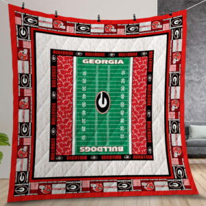 Ncaa Georgia Bulldogs Quilt Gift For Christmas Birthday Thanksgiving Version 1