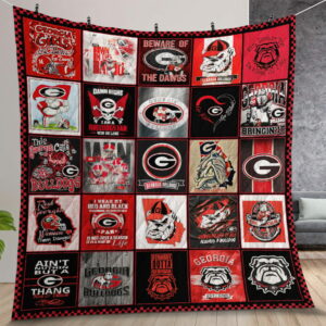 Ncaa Georgia Bulldogs Quilt Gift For Christmas Birthday Thanksgiving Version 5