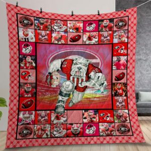 Ncaa Georgia Bulldogs Quilt Gift For Christmas Birthday Thanksgiving Version 6