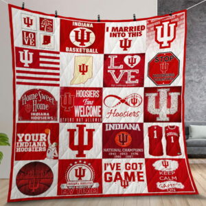 Ncaa Indiana Hoosiers Quilt Gift For Christmas Birthday Thanksgiving Version 1