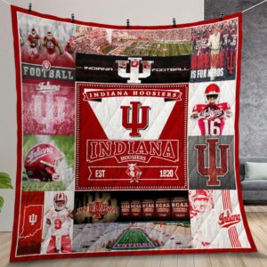Ncaa Indiana Hoosiers Quilt Gift For Christmas Birthday Thanksgiving Version 4