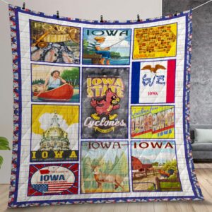 Ncaa Iowa State Cyclones Quilt Gift For Christmas Birthday Thanksgiving Version 1