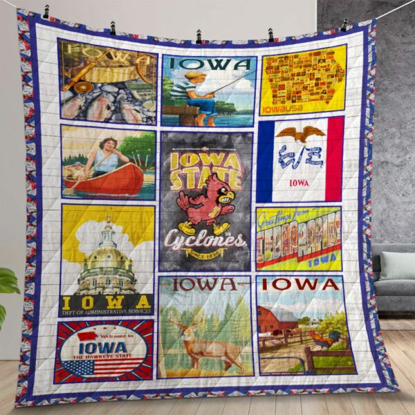 Ncaa Iowa State Cyclones Quilt Gift For Christmas Birthday Thanksgiving Version 1