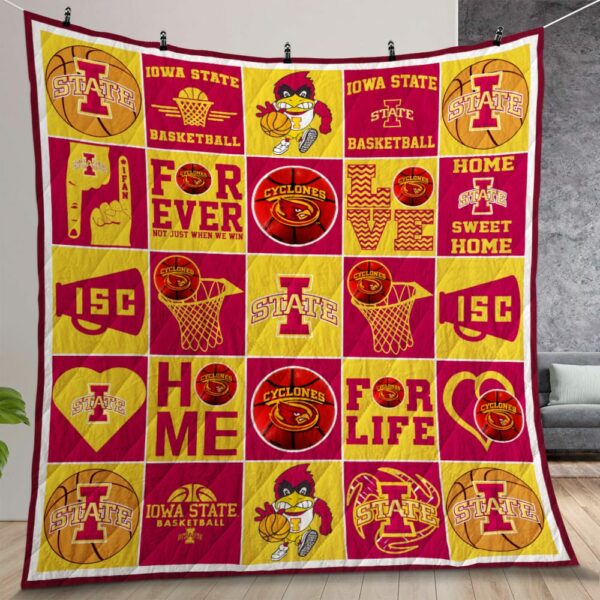 Ncaa Iowa State Cyclones Quilt Gift For Christmas Birthday Thanksgiving Version 2