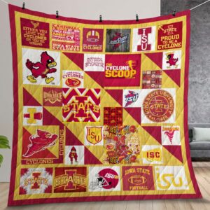 Ncaa Iowa State Cyclones Quilt Gift For Christmas Birthday Thanksgiving Version 3