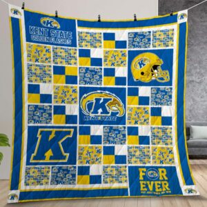 Ncaa Kent State Golden Flashes Quilt Gift For Christmas Birthday Thanksgiving Version 1