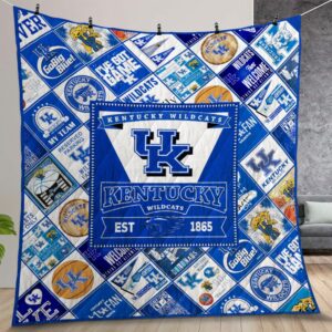 Ncaa Kentucky Wildcats Quilt Gift For Christmas Birthday Thanksgiving Version 2