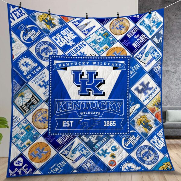 Ncaa Kentucky Wildcats Quilt Gift For Christmas Birthday Thanksgiving Version 2