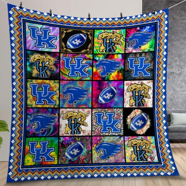 Ncaa Kentucky Wildcats Quilt Gift For Christmas Birthday Thanksgiving Version 3