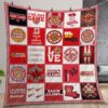 Ncaa Louisiana Ragin Cajuns Quilt Gift For Christmas Birthday Thanksgiving