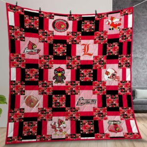 Ncaa Louisville Cardinals Quilt Gift For Christmas Birthday Thanksgiving Version 2
