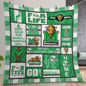 Ncaa Marshall Thundering Herd Quilt Gift For Christmas Birthday Thanksgiving Version 2