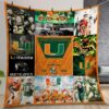 Ncaa Miami Hurricanes Quilt Gift For Christmas Birthday Thanksgiving Version 3