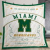 Ncaa Miami Hurricanes Quilt Gift For Christmas Birthday Thanksgiving Version 4