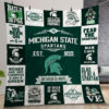 Ncaa Michigan State Spartans Quilt Gift For Christmas Birthday Thanksgiving