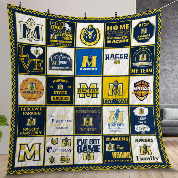 Ncaa Murray State Racers Quilt Gift For Christmas Birthday Thanksgiving Version 1