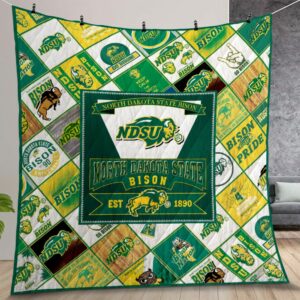 Ncaa North Dakota State Bison Quilt Gift For Christmas Birthday Thanksgiving