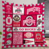 Ncaa Ohio State Buckeyes Quilt Gift For Christmas Birthday Thanksgiving Version 1