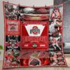 Ncaa Ohio State Buckeyes Quilt Gift For Christmas Birthday Thanksgiving Version 2