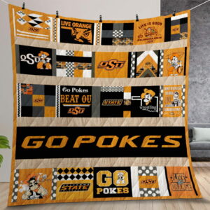 Ncaa Oklahoma State Cowboys Quilt Gift For Christmas Birthday Thanksgiving Version 1