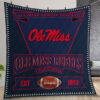 Ncaa Ole Miss Rebels Quilt Gift For Christmas Birthday Thanksgiving Version 2