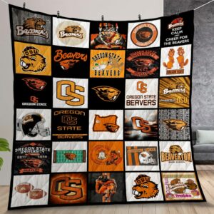 Ncaa Oregon State Beavers Quilt Gift For Christmas Birthday Thanksgiving Version 2