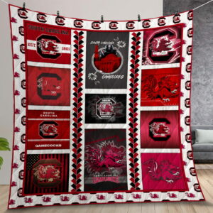 Ncaa South Carolina Gamecocks Quilt Gift For Christmas Birthday Thanksgiving