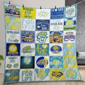 Ncaa Southern Jaguars Quilt Gift For Christmas Birthday Thanksgiving