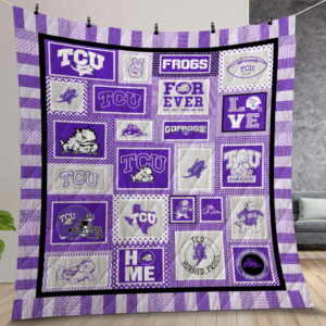 Ncaa Tcu Horned Frogs Quilt Gift For Christmas Birthday Thanksgiving Version 1