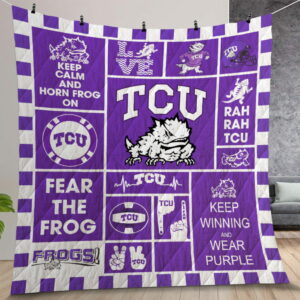 Ncaa Tcu Horned Frogs Quilt Gift For Christmas Birthday Thanksgiving Version 2