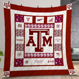 Ncaa Texas AampM Aggies Quilt Gift For Christmas Birthday Thanksgiving