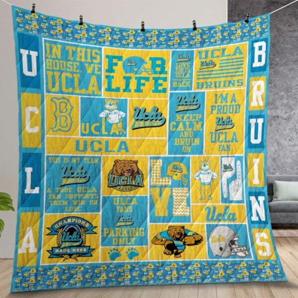 Ncaa Ucla Bruins Quilt Gift For Christmas Birthday Thanksgiving