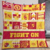 Ncaa Usc Trojans Quilt Gift For Christmas Birthday Thanksgiving