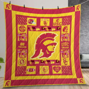 Ncaa Usc Trojans Quilt Gift For Christmas Birthday Thanksgiving Version 2