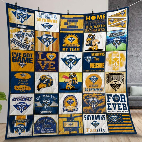 Ncaa Ut Martin Skyhawks Quilt Gift For Christmas Birthday Thanksgiving Version 2