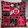 Ncaa Utah Utes Quilt Gift For Christmas Birthday Thanksgiving Version 2