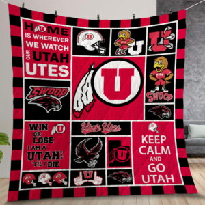 Ncaa Utah Utes Quilt Gift For Christmas Birthday Thanksgiving Version 2