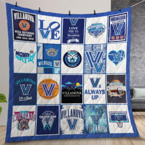 Ncaa Villanova Wildcats Quilt Gift For Christmas Birthday Thanksgiving Version 2