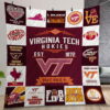Ncaa Virginia Tech Hokies Quilt Gift For Christmas Birthday Thanksgiving Version 1