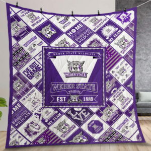 Ncaa Weber State Wildcats Quilt Gift For Christmas Birthday Thanksgiving