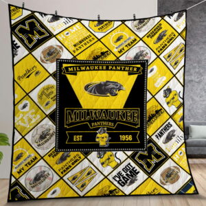 Ncaa Wisconsin Milwaukee Panthers Quilt Gift For Christmas Birthday Thanksgiving Version 2