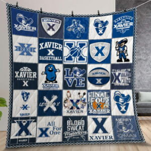 Ncaa Xavier Musketeers Quilt Gift For Christmas Birthday Thanksgiving