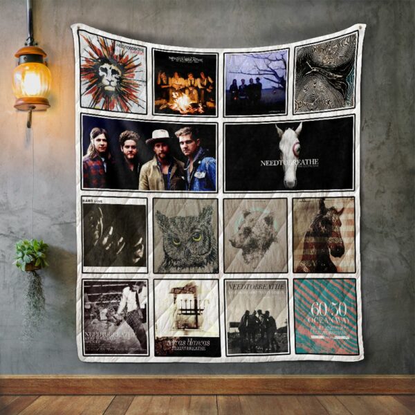 Needtobreathe Album Covers Quilt Gift Ideas For Fans on Christmas