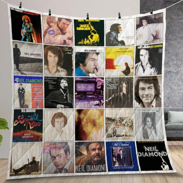 Neil Diamond Quilt Gift For Christmas Birthday Halloween